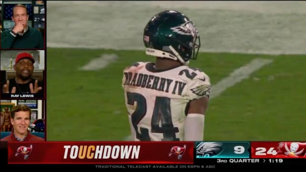 Ray Lewis on ESPN's ManningCast for Philadelphia Eagles vs. Tampa Bay Buccaneers